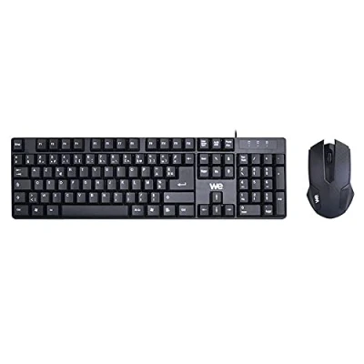 Image de WE Bundle Clavier + Souris Filaire Noir