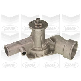 Image de GRAF PA108 Pompe à eau avec joint d&#039;étanchéite mécanique Fonte pour système dentrainement courroie trapézoïdale nervures OPEL: Corsa A CC