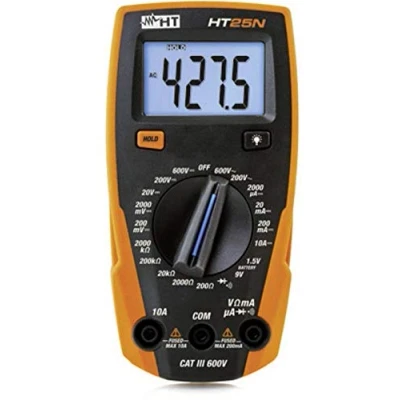 Image de HT Instruments HT25N Multimètre compact avec testeur de batterie