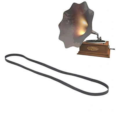 Image de Ceinture De Disque en Caoutchouc Noir, Lecture Compatible avec la Platine Vinyle, Rechange pour phonographe(1L11 270mm)