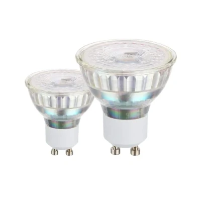 Image de EGLO Lot de 2 ampoules LED GU10, lampes réflecteur, spots 4,5 watts chacun (équivalent 50 watts), 345 lumens, blanc chaud, 3000 Kelvin, Ø 5 cm