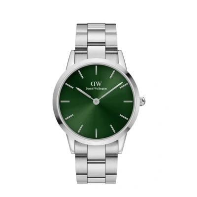 Image de Daniel Wellington Iconic LINK Emerald Montre silvercoloured, Taille: 40, Silver coloured