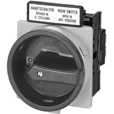 Image de Eaton 043619 Interrupteur principal, 3 broches, 20 A, en fonction de secours, 90 , verrouillable position 0,