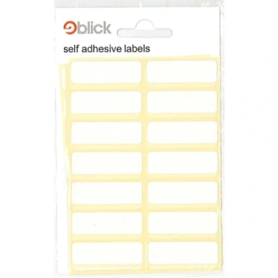 Image de Autocollant blanc vue 12 mm x 38 (98 autocollants)