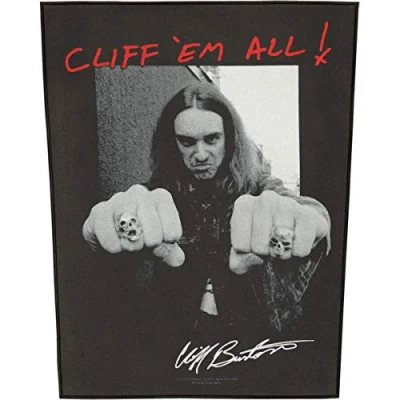 Image de Générique Metallica Cliff &#039;Em All Unisexe Patch multicolore, 100% Polyester,