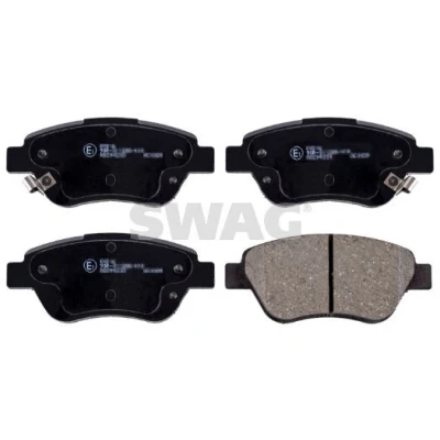 Image de SWAG 40 91 6627 Jeu de plaquettes frein Essieu avant avec indicateur d&#039;usure OPEL: Corsa D 3/5 portes, Adam, FIAT: Panda II 5 Doblo I Break