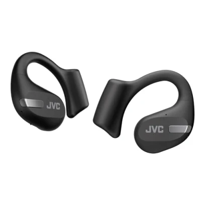 Image de JVC Nearphones HA NP50T B, True Wireless, Design Oreilles Libres, Ecoutez de la Musique sans Vous Couper du Monde, Légers, ANC pour Les appels, IPX4, 38 h d&#039;autonomie, BT 5.3, Noir