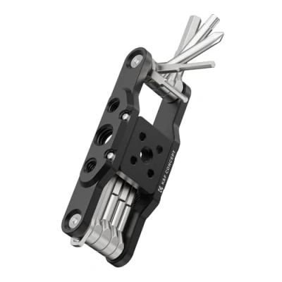 Image de K&amp;F Concept 10 en 1 Ensemble d&#039;Outils Pliables pour Appareil Photo et Cardans, Set avec Tournevis Clés, 6 types de clés hexagonales, expansion propre des trous filetés, Métal MS28