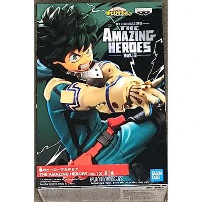 Image de Banpresto BP17491, My Hero Academia The Amazing Heroes Izuku Midoriya Figure Multicolore