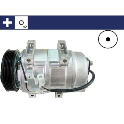 Image de MAHLE ORIGINAL ACP 803 000S Compresseur De Climatisation DKS17CH 12 PAG 100 R 134a avec bague d&#039;étanchéité VOLVO: S60 I, V70 2, S80 I