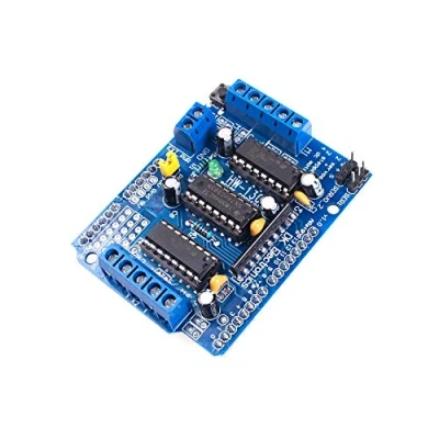 Image de ANGEEK L293D Motor Driver Shield Pilote de moteur pas à pour Arduino Duemilanove Mega UNO R3 AVR ATMEL