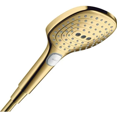 Image de hansgrohe Raindance Select E Douchette à main 120 3 jet, aspect doré poli, 26520990