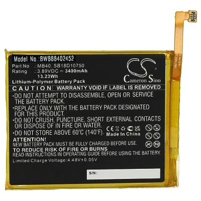 Image de vhbw Batterie Compatible avec Motorola Edge 20 5G, 5G 2021, Lite, Lite 202, XT2143 téléphone Portable (3400mAh, 3,89V, Li polymère)