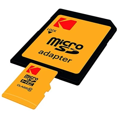 Image de KODAK Carte mémoire Micro SDHC 32 Go avec adaptateur Solution de stockage haute vitesse Neuf
