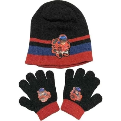 Image de Set bonnet Et gants lady Bug (Set + bug)