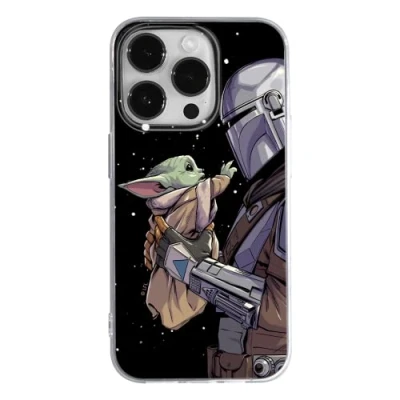 Image de ERT GROUP Coque de téléphone Portable pour Apple Iphone 14 Pro Max Original et sous Licence Officielle Star Wars Motif Baby Yoda 020 Parfaitement adapté à la Forme du Portable, en TPU