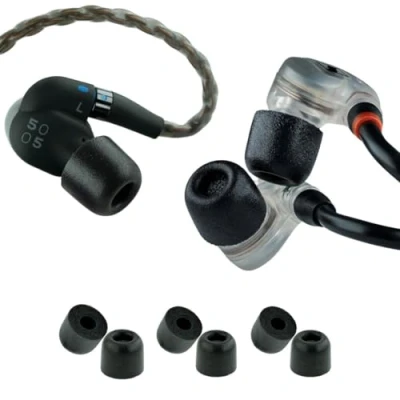 Image de Comply Tx 500 Isolation Plus 3 Paires d&#039;Embouts d&#039;Écouteurs Taille L Noir