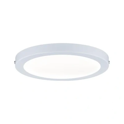 Image de Paulmann 70937 Panneau LED Atria Rond INCL. 1x15 Watts Plafond dépoli plafonnier Plastique éclairage de Salon 4000 K, Matière, 15 W, Matt Blanc, Ø 220mm