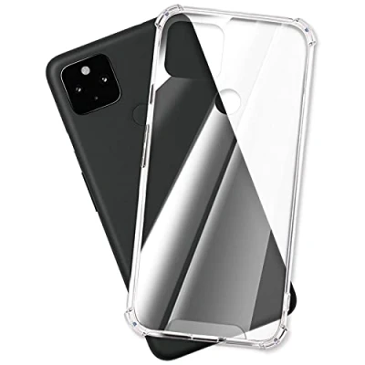 Image de mtb more energy® Coque Soft Armor pour Google Pixel 4a 5G (6.2&#039;&#039;) Coins renforcés 1.5mm TPU Étui Housse Pochette Anti Shock