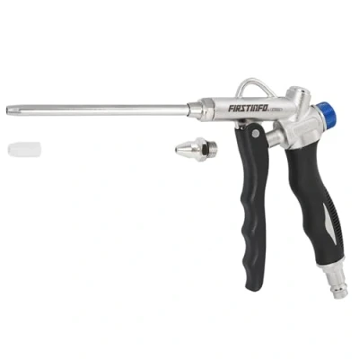 Image de FIRSTINFO A18565EU Pistolet de soufflage à 2 voies Soufflette avec régulateur débit buses interchangeables incluses