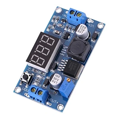 Image de Module de Convertisseur Elévateur 4.5V 32V à 5V 35V Réglable DC Stabilisateur Tension avec Affichage Voltmètre Numérique