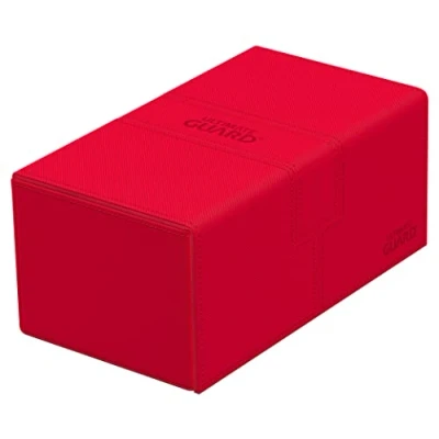 Image de Ultimate Guard Twin Flip`n`Tray 200+ XenoSkin Monocolor Rouge