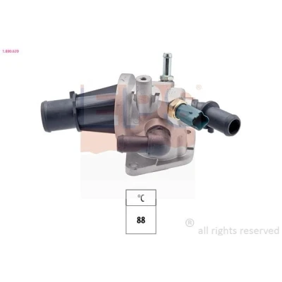 Image de EPS 1.880.639 Thermostat d&#039;eau 88 Made in Italy OE Equivalent avec joint d&#039;étanchéite OPEL: Meriva A, Tigra Twintop, Agila B, SUZUKI: SWIFT 3