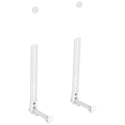 Image de Support pour barre de son mobile blanc MY WALL HZ 19 WL Acier Inclinable 15 kg