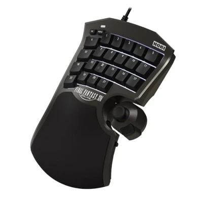 Image de HORI Tactical Assault Commander F14 (Édition Final Fantasy XIV Black) pour PC (Windows 11/10), PS5 et PS4 Sous Licence Officielle Square Enix