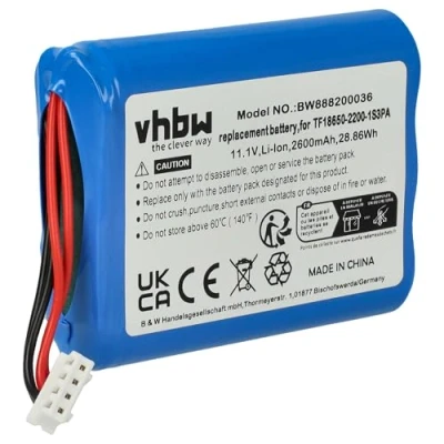 Image de vhbw Li ION Batterie 2600mAh (11.1V) pour Haut parleurs Enceintes Marshall Stockwell
