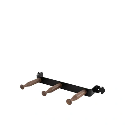 Image de Stubbs Porte Bride Retro Shelfie Tige Longue Noir