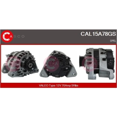 Image de CASCO CAL10439AS Alternateur 12V 100A OPEL: Astra H 3/5 portes, Zafira B, GTC