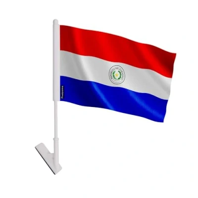 Image de Drapeau adhésif Non spécifié Paraguay 14 x 21 cm 5 pièces Polyester résistant