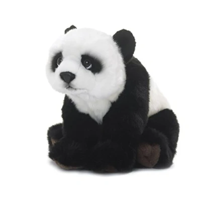Image de WWF Peluche Panda Réaliste avec de Nombreux Détails Ressemblants Douce et Souple Normes CE Hauteur 30 cm