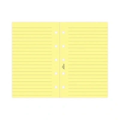 Image de Filofax 513010 Recharge pour Organiseur feuille de note ligné Jaune