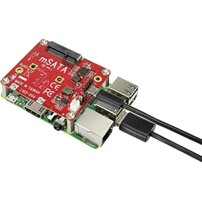 Image de Convertisseur renkforce USB vers mSATA pour Raspberry Pi