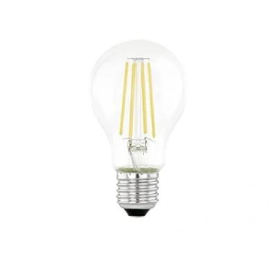 Image de Eglo Ampoule Led E27 Jour et Nuit Classique avec Capteur Lampe Veilleuse 6 W (Équivalent à 60 W) 806 Lm Blanc Chaud 3000 K A60 Diamètre : cm