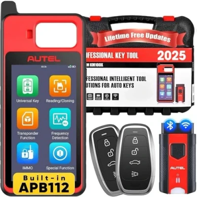 Image de Autel MaxiIM KM100(X), 2024 Lite Ver de IM508 IM608, Génération Clé 60s, Outil Programmation Porte Clés IMMO, Lecture/Écriture/Clonage Puce Transpondeur, Programmeur Immobilisation Clé, 2 IKEY