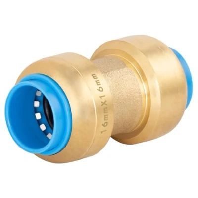 Image de NT NOYON &amp; THIEBAULT Laiton Raccord automatique universel jonction égale Ø16 TOUT PUSH