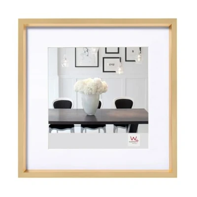 Image de walther design cadre photo or 40 x cm avec passe partout, plastique style acier ES440G