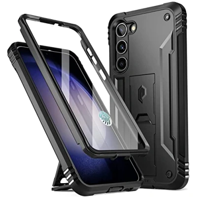 Image de Poetic Revolution coque compatible avec Galaxy S23+ Plus 5G 6,7&quot;, de protection intégrale robuste et résistante aux chocs béquille, protecteur d&#039;écran intégré fonctionne identification