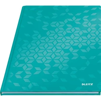 Image de Leitz, Cahier couverture carton A4 quadrillé, 160 pages 90g/m², Leitz WOW, Vert, 46261054