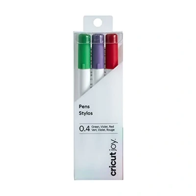 Image de Cricut 2007077 Ensemble de Stylos, Rouge, Vert, Violet, for Joy