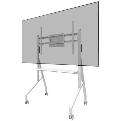 Image de Neomounts FL50 525WH1 Chariot TV Mobile Blanc jusqu&#039;à 86 76kg Réglable