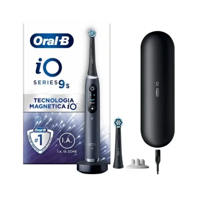 Image de Oral B iO 9S Adulte Brosse à dents rotative oscillante Noir Neuf