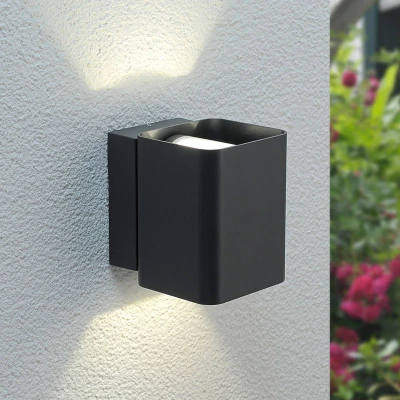 Image de Lucande Applique d&#039;extérieur LED Nikolas up &amp; down