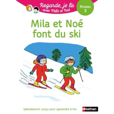 Image de Regarde, je lis avec Noé et Mila lecture CP Niveau 3 font du ski (22) Livre d’occasion Correct