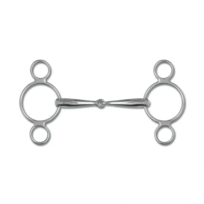 Image de Waldhausen Mors de Filet 16mm 3 Anneaux 12,5cm
