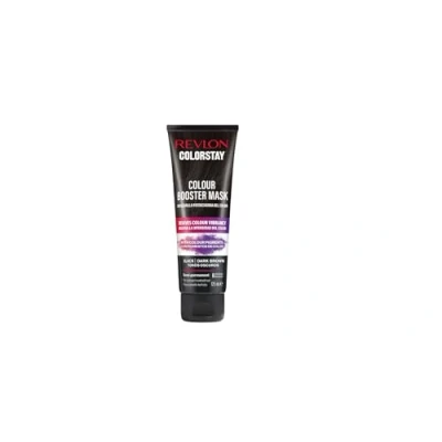 Image de Revlon, Colorstay, Masque Booster de Couleur, Coloration Temporaire, Soin pour entretenir la coloration, Ravive l&#039;éclat, intensifie, hydrate, Cheveux noirs ou châtains foncés, 125ml, 6 Utilisations