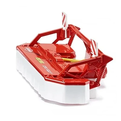 Image de siku 2461, Faucheuse à Disque Frontale Kuhn, 1:32, Métal/plastique, Rouge/blanc, Compatible avec tous les tracteurs attelage avant